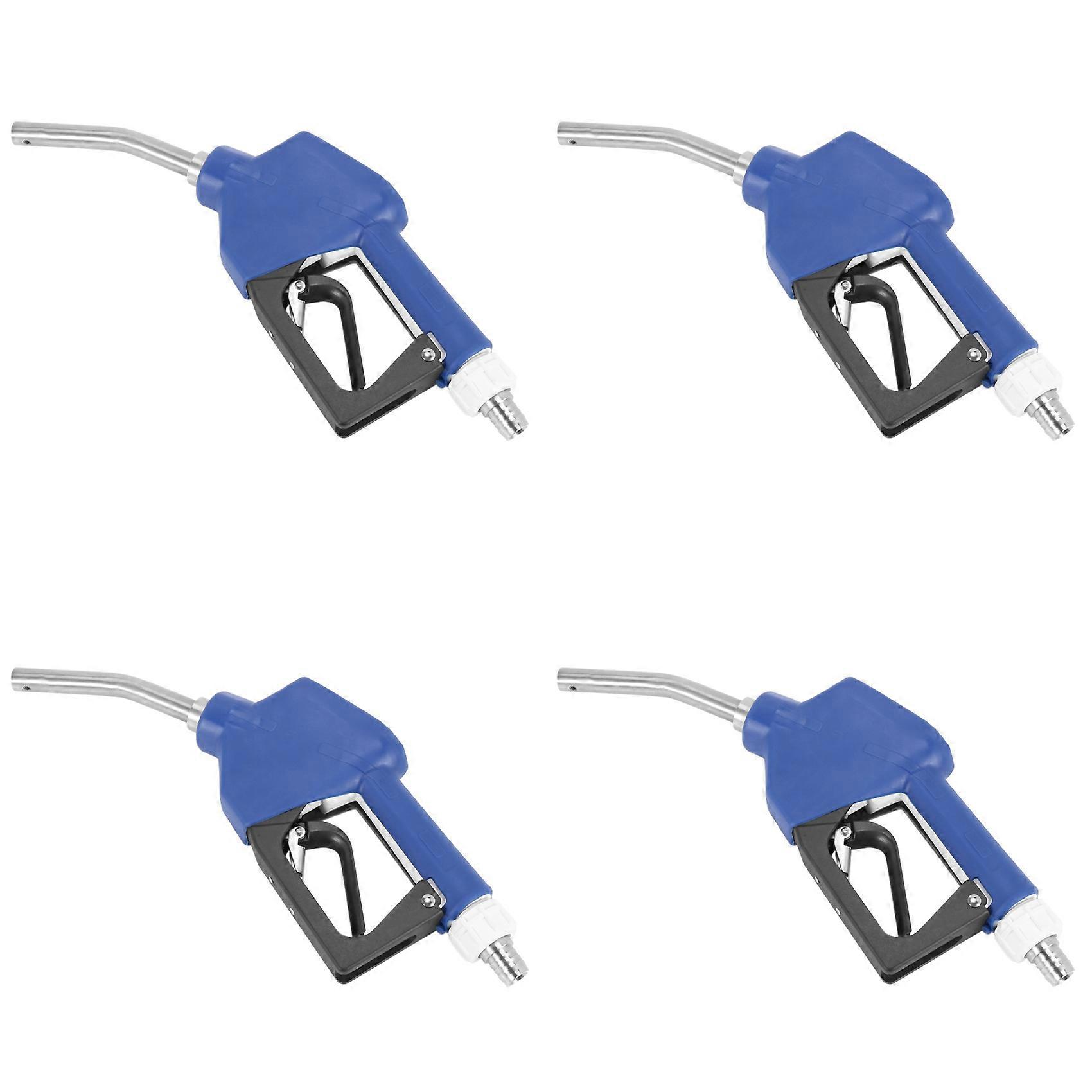 Set Aus 4 Automatischen Def/adblue-einspritzpistolen Aus Edelstahl (3/4" Npt) Mit Schwenkbarer Def-transferpumpe, Kfz-kraftstoffpistole