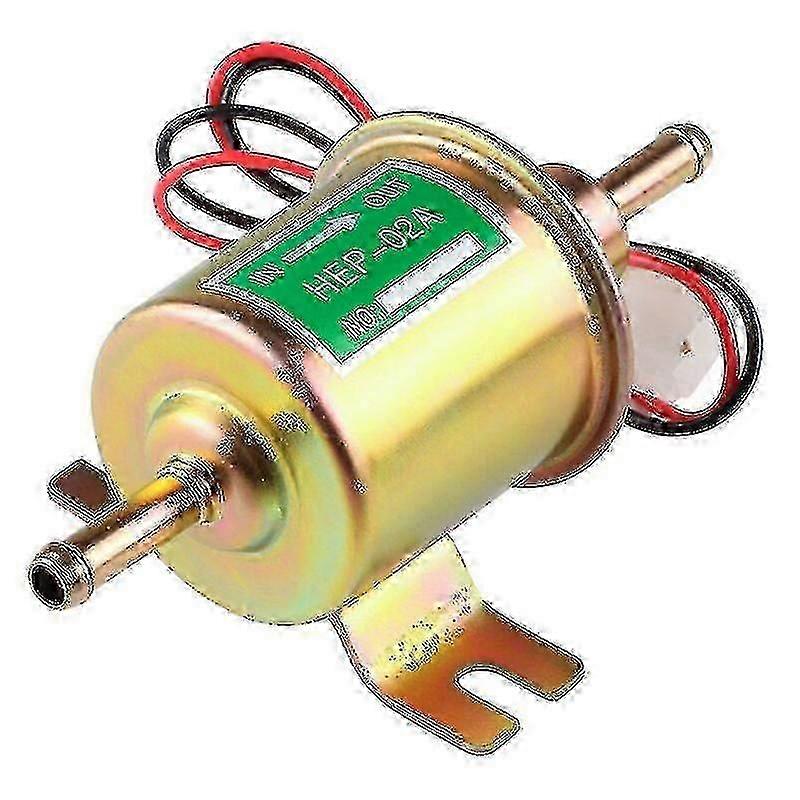Universelle 12v Elektrische Kraftstoffpumpe Hep-02a 4-7 Psi Für Diesel- Und Benzinmotoren (autos, Lkws, Boote, Motorräder, Atvs, Rasenmäher, Vergasermotoren).