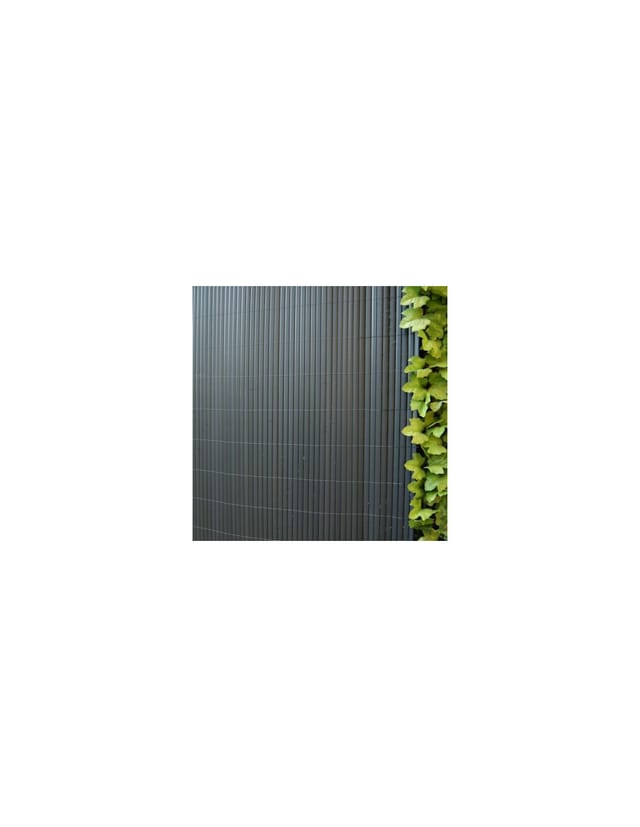 Kunststoff-gitter 'ovale Doppelseite Anthrazit 1 M X 3 M