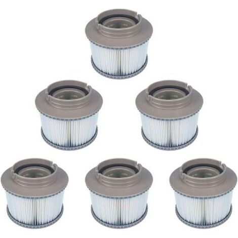 Mspa Filter – Ersatz-kartuschenpumpe Fd2089 – Kompatibel Mit Allen Aufblasbaren Mspa Whirlpools – 6er-pack