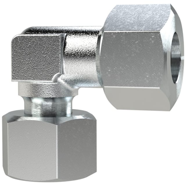 Einst. Winkel-anschlussverschraubung, Rohr-außen-ø 8, Stahl Verz. - Riegler