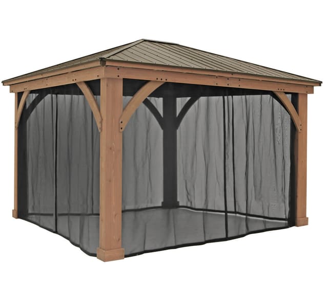 Mesh Moskitonetz Für Pavillon Devon 1214 Schwarz - Westmann
