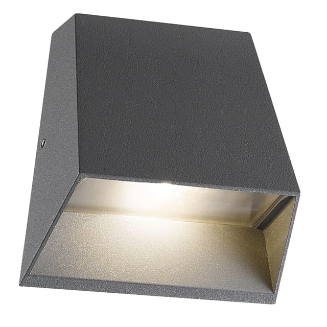 Wandleuchte Artal Ip54 Led Cob 7w 780lm Cri80 3000k 108º Anthrazit