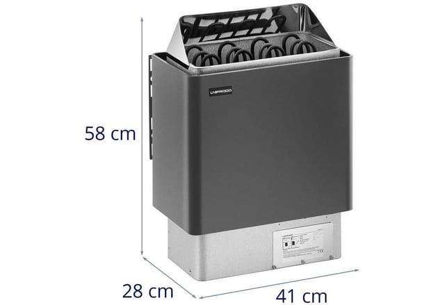 Saunaofen Saunaheizgerät Sauna Ofen Elektrisch Saunaheizung 6 Kw 400 V 3 N