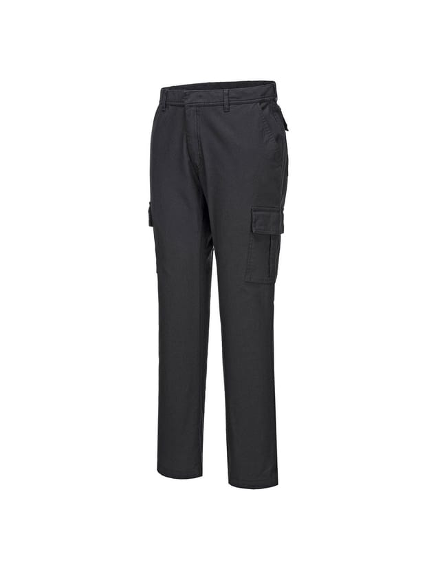 Slim-stretch-cargohose Schwarz Kurz L - Fr(46) - Uk(36)