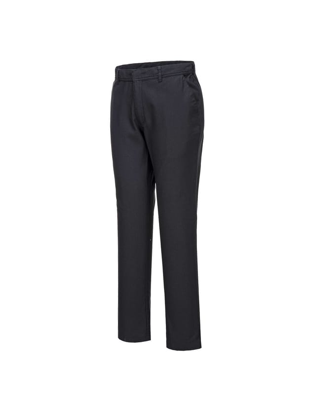 Slim Stretch Chino Hose Schwarz Kurz L - De(48) - Uk(38)