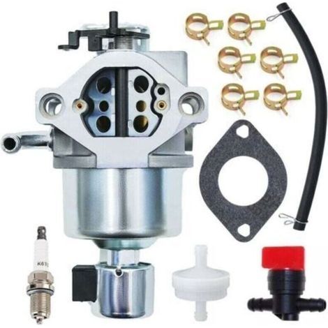 Vergaser 594593 594605 Für Rasenmäher 796109 792768 594591 17, Xu, 5 Ps Mit Dichtung, Zündkerze Und Ölschlauch-kit -