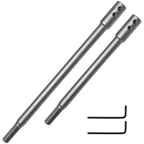 Verlängerungen Für 7- Und 10-zoll-bohrer Mit Dreieckigem Schaft, Für Präzises Tiefbohren In Holz.