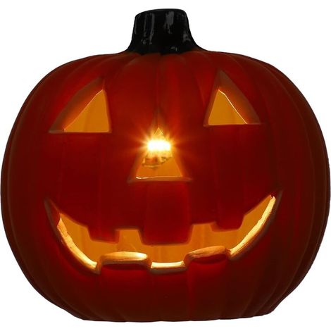 Halloween-kürbis-laternendekoration, Led-halloween-kürbislaterne, Partyzubehör, Leuchtende Kürbisfigur Für Halloween, Batteriebetrieben, Geeignet Für Garten, Terrasse, Eingangstür