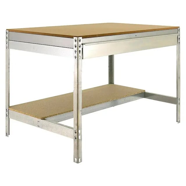 Simonrack Profi-werkbank Aus Feuerverzinktem Metall 121 Cm Breit