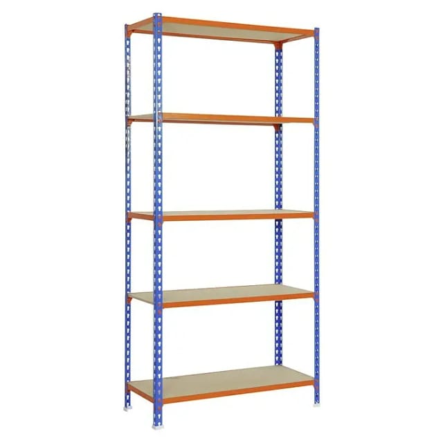 Simonrack Leichte Regal Blau Orange Holz Metall