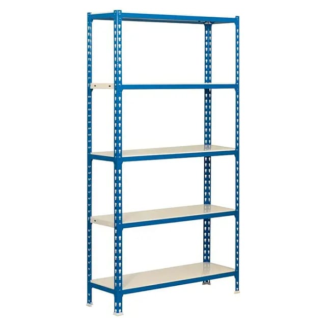 Simonrack Metallregal In Blau Und Weiß, Robust