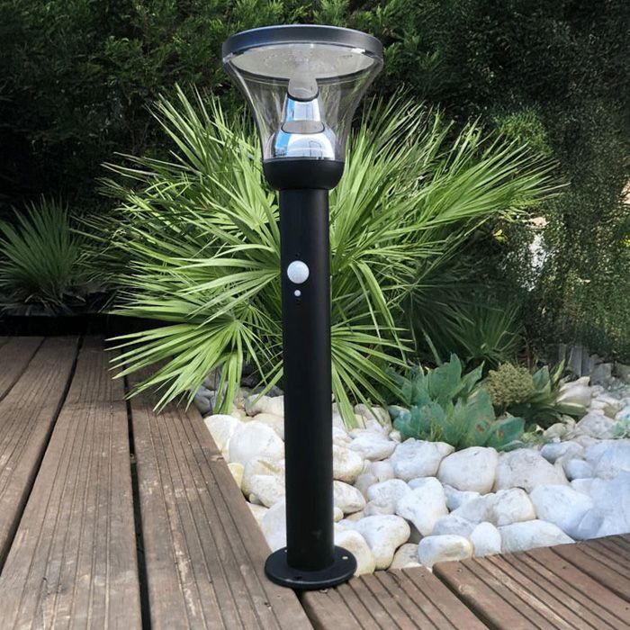 Loiret Equi. 80w Solar-pollerleuchte Mit 3-modus-bewegungsmelder