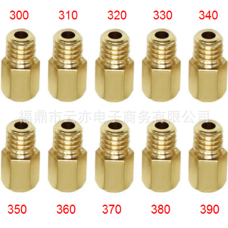 10-teiliger Hauptdüsensatz Für Vergaser, Kompatibel Mit Mikuni Vm Tm Tmx 300-390