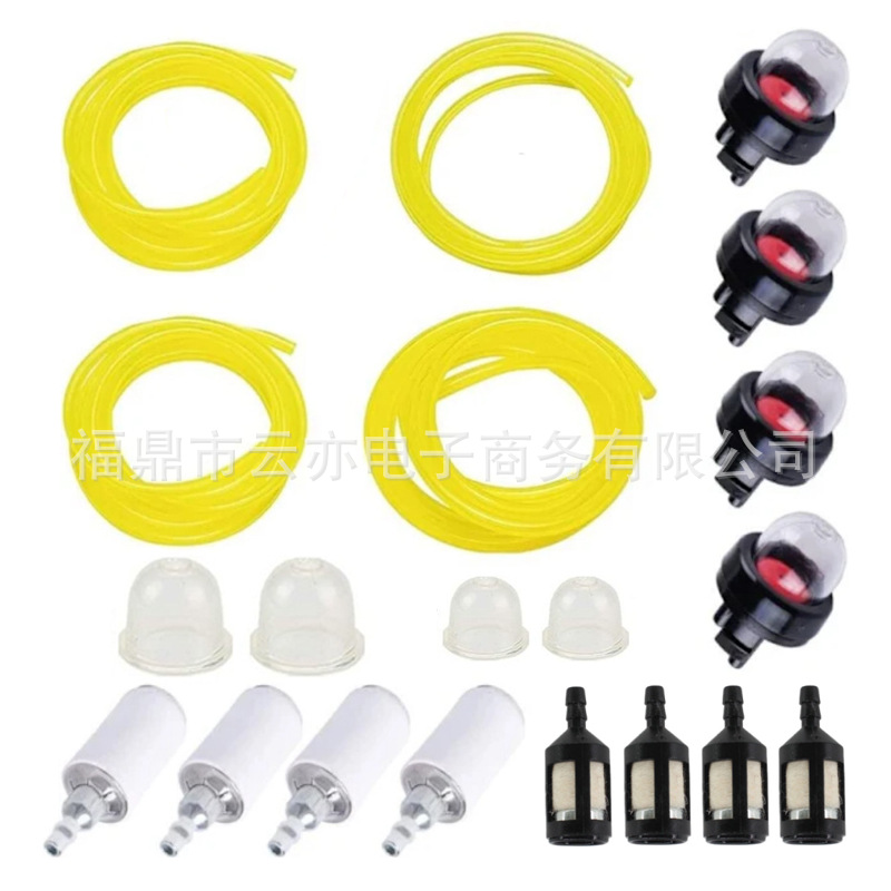 Kraftstoffschlauch-set, Kraftstofftank Und Kraftstofffilter Kompatibel Mit Laubbläser, Rasenmäher, Kettensäge Und Freischneider