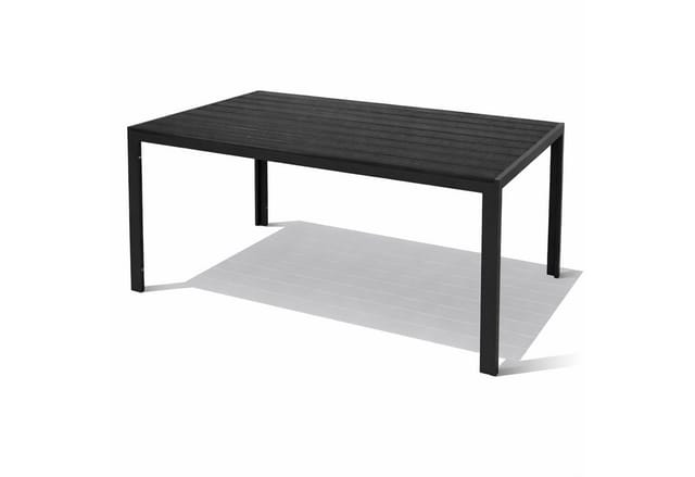 Mojawo - Alu Non-wood Gartentisch Anthrazit/schwarz 160x90x74cm-m726867-mc372232