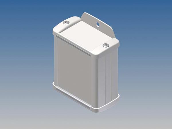 Aluminiumgehäuse - Farbe White - 70 X 59,9 X 30,9 Mm - Angeflanscht
