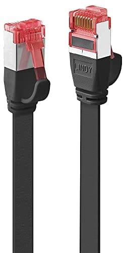 47575 Rj45 Netzwerkkabel, Patchkabel Cat 6 U/utp 10.00 M Schwarz Mit Rastnasenschutz 1 St. - Lindy