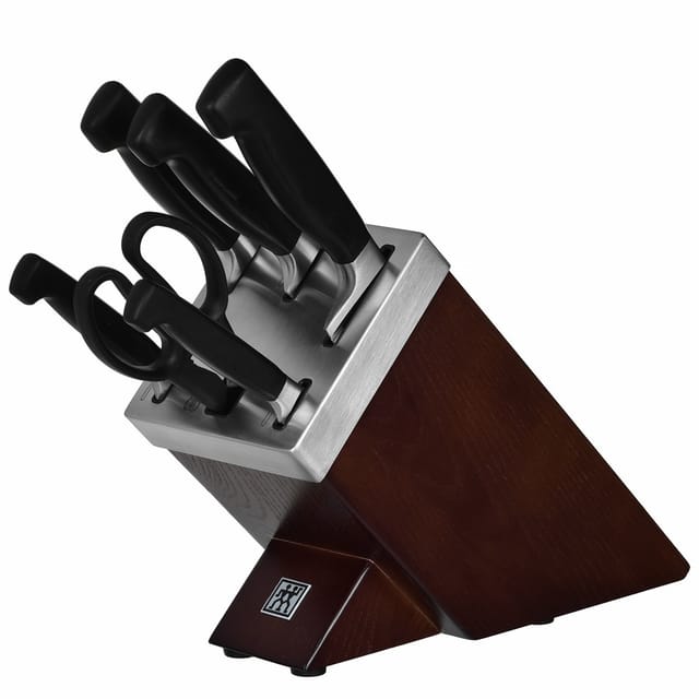 Zwilling - Vier Sterne Messerblock 7-tlg. Esche