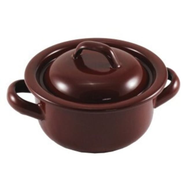 Cacerola Esmalte Marron 36 Cm