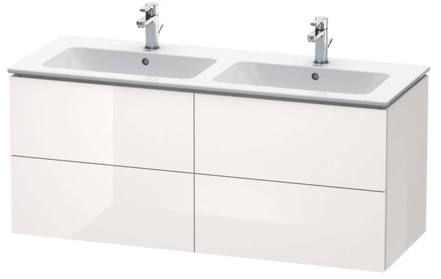 L-cube Waschtischunterbau Wandhängend, 4 Schubkästen, - Duravit