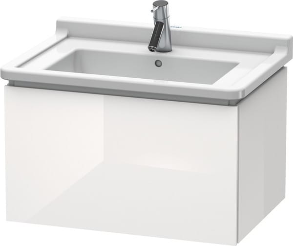 L-cube Waschtischunterbau Wandhängend, 1 Auszug, 670mm, - Duravit