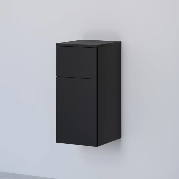 Kronenbach Cube Highboard 30 X 64,6 Cm, 1 Auszug, 1 Tür, Anschlag Links, Mit Tip-on