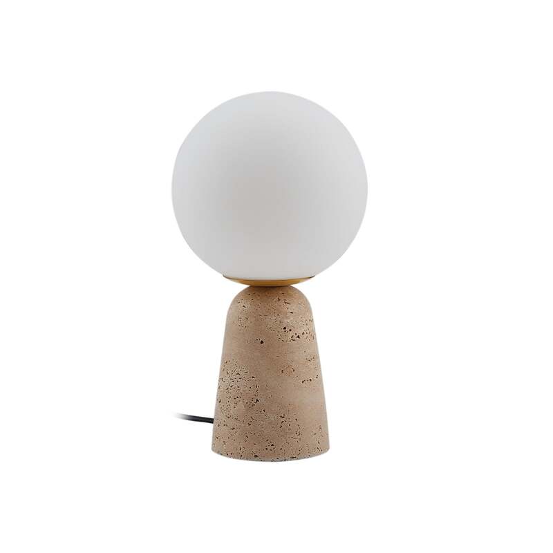 [neuwertig] B-ware Lindby Tischleuchte Kirstan Led Lampe Tischlampe Leuchte Licht Beige Weiß 33cm