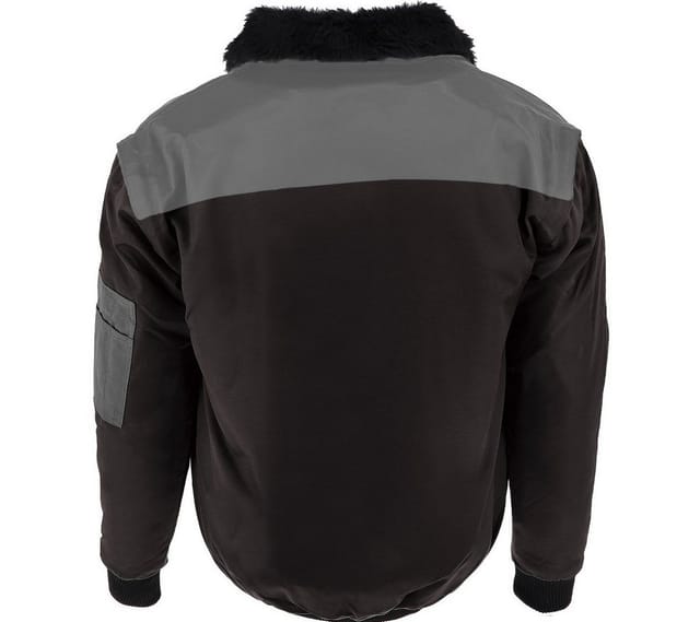 Pilotenjacke 4-in-1 Gr. 2xl, Schwarz/grau
