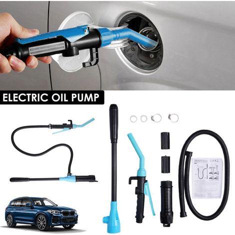 Multifunktionale, Batteriebetriebene, Tragbare Flüssigkeitspumpe, Tragbare Pumpe Für Benzin, Diesel, Wasser, Kraftstoff (blau)