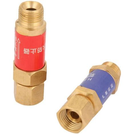 1 Paar Sauerstoff-acetylen-flammensperre-rückschlagventil Buster M16 1,5 Hf2-muntra