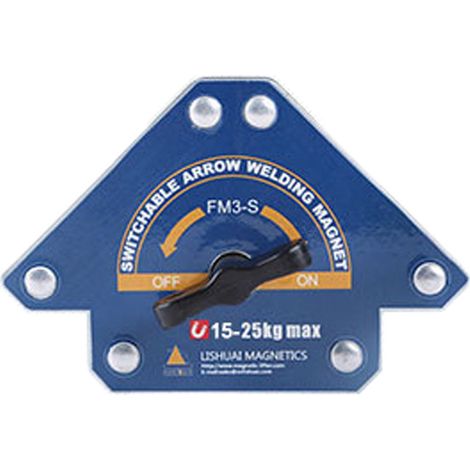 1 Stück Fm3-s Schweißmagnete Mit Schalter Magnetwinkel Zum Schweißen 20 Kg 1208136 Mm