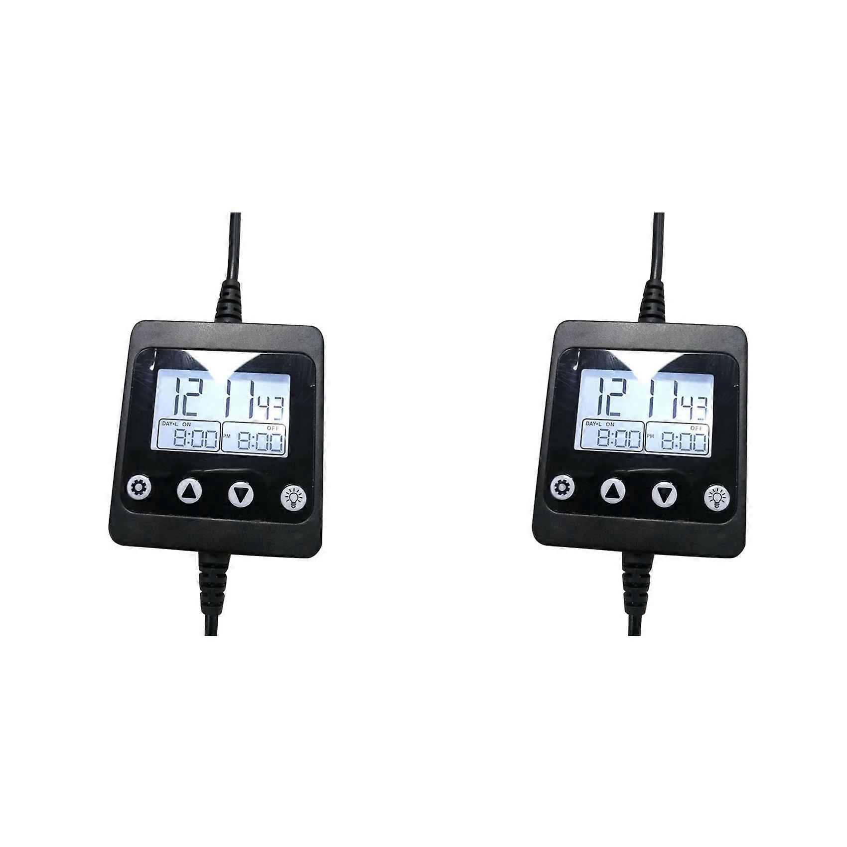 Variateurs De Lumière Led Pour Aquarium Avec Écran Lcd Pour Un Système De Variation D'Intensité Intelligent Et Programmable.