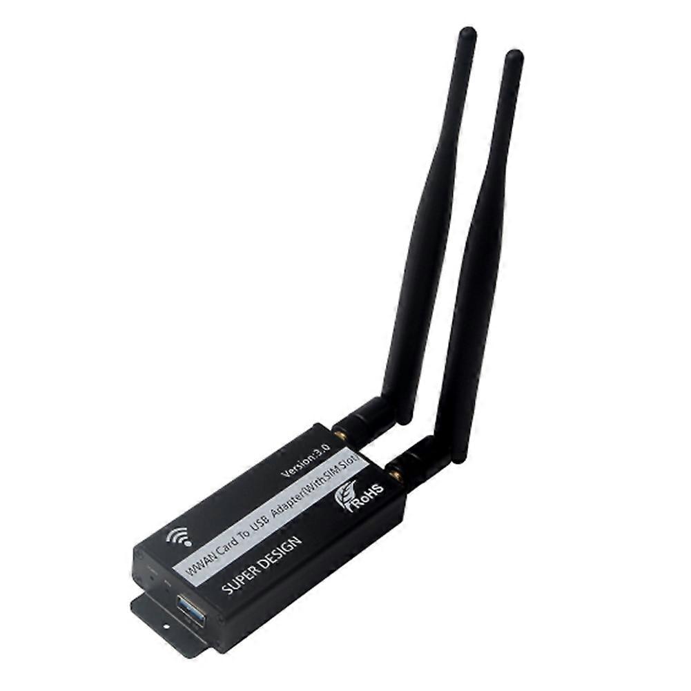 Adaptateur Usb M.2 Ngff Usb 3.0 Avec Emplacement Pour Carte Sim Pour Wwan / Lte / 4g