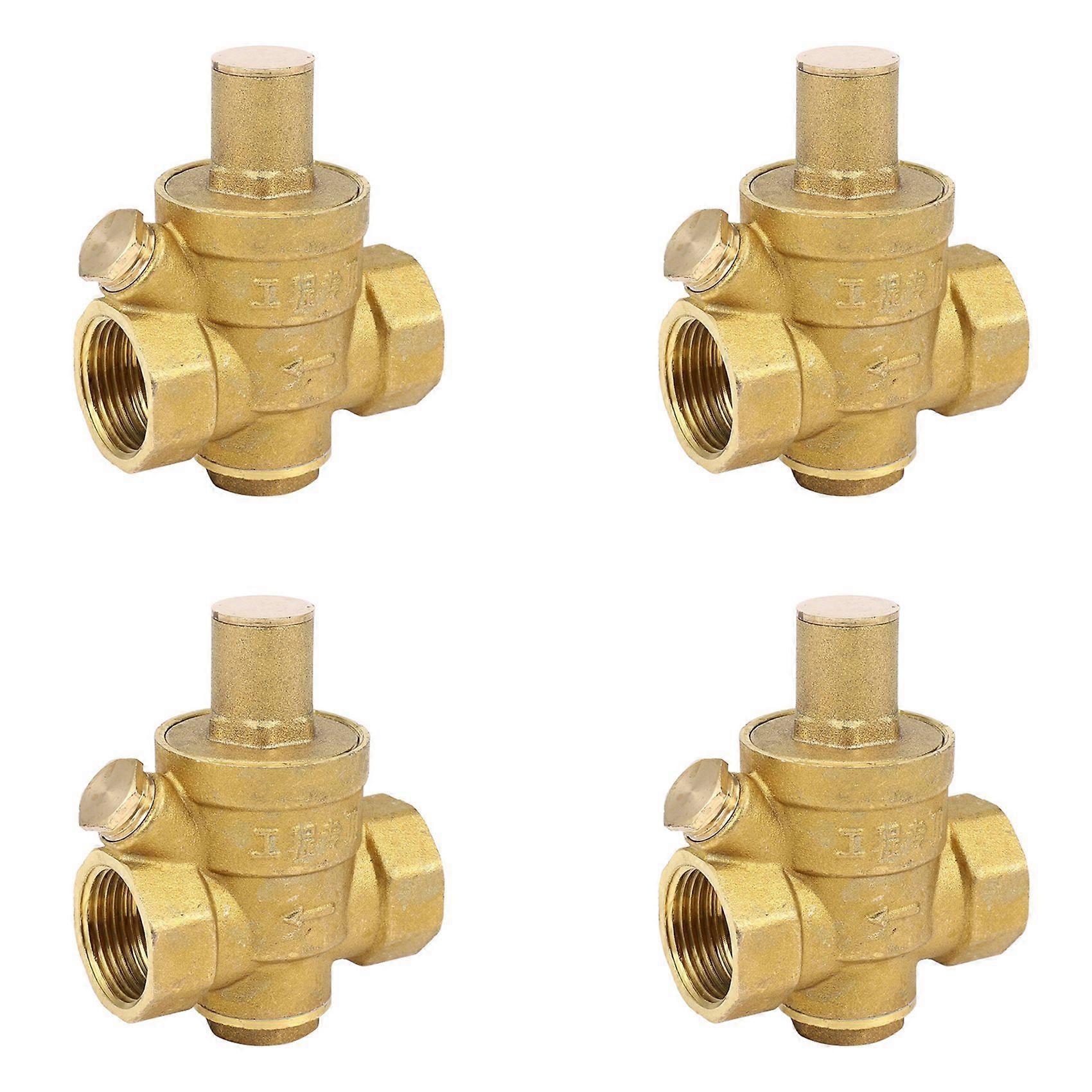 4x Dn20 3/4 Pouce Régulateur De Pression D'Eau Réglable 1,6 Mpa