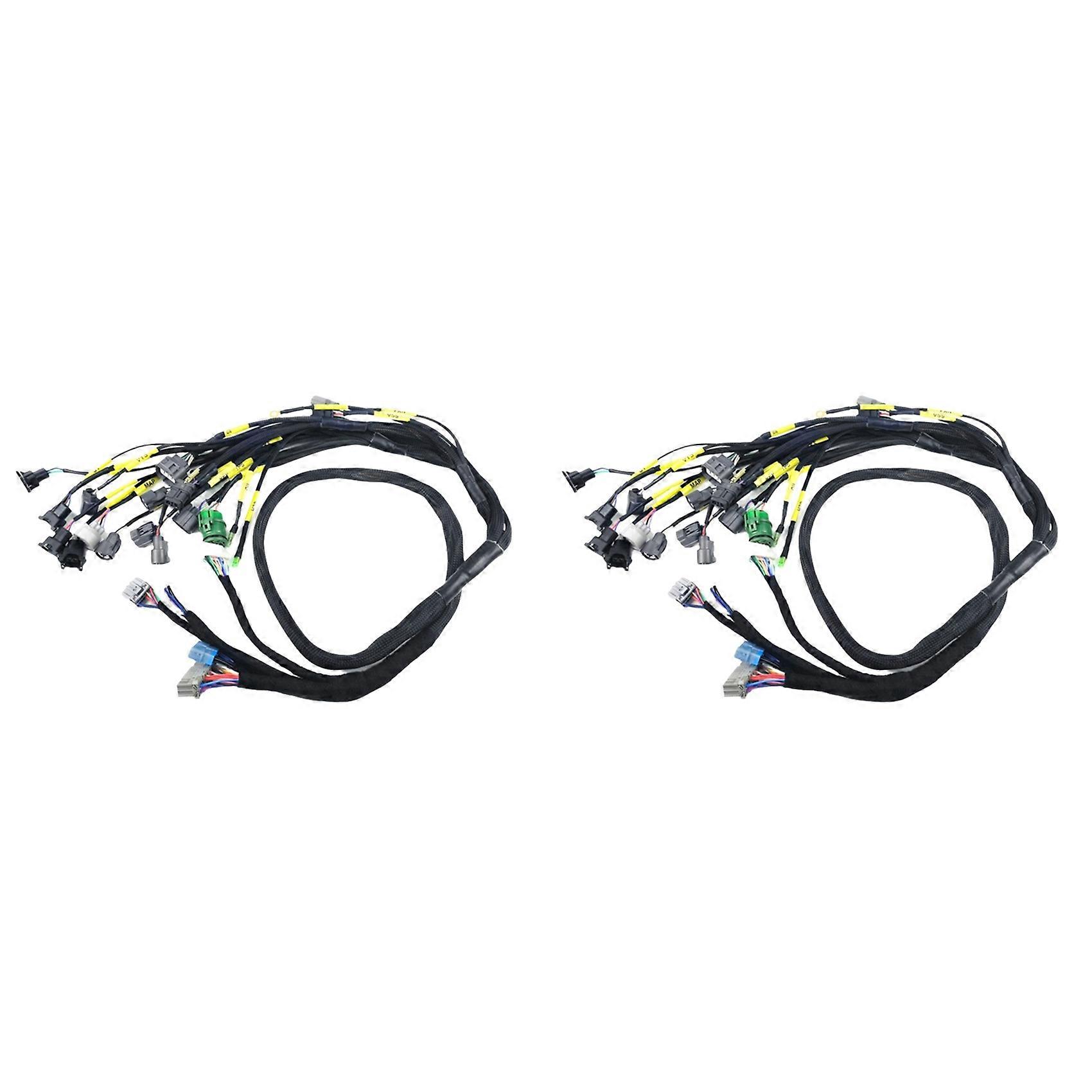 2 Faisceaux De Câbles Obd1 Économiques Pour Moteurs Honda Civic Integra B16, B18 Et D16 (cnch-obd1-1)