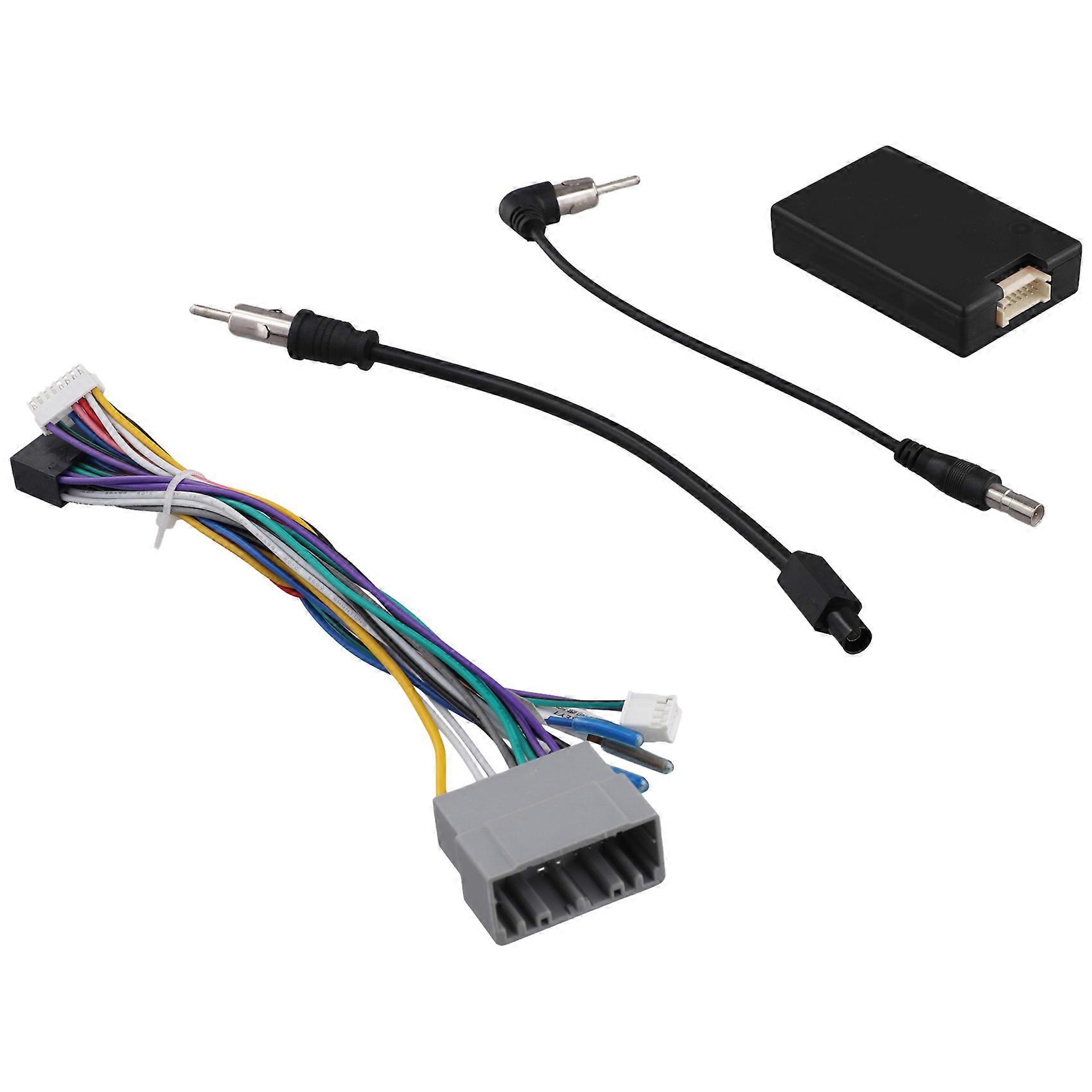 Adaptateur De Faisceau De Câblage Stéréo Android 16 Broches Pour Voiture, Boîtier De Protocole, Décodeur Can Bus Pour Chrysler 300c Et Jeep Grand Cherokee