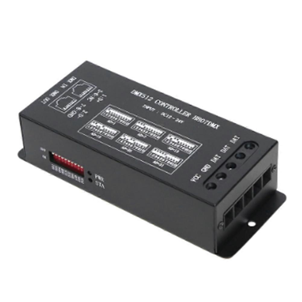 Contrôleur Dmx512, Connexion À La Console Dmx512, Prend En Charge Ws2812, Ws2813, Ucs1903, Etc. 13 Canaux Dmx Par Appareil.