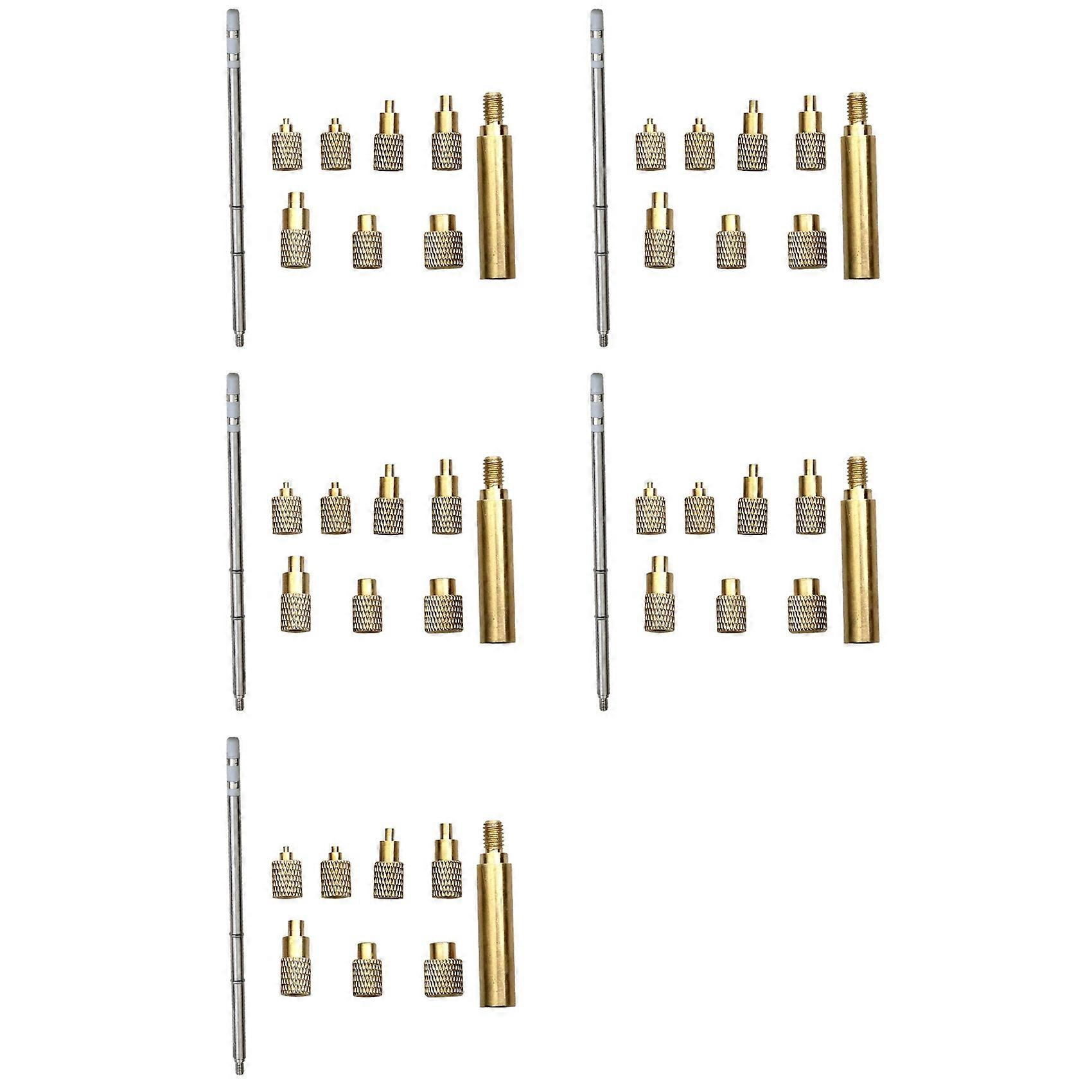 Kit De 5 Embouts De Fer À Souder À Chaud T12, Filetage Interne M2-m8, En Laiton.