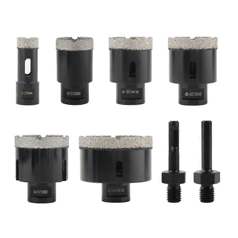 Scie Cloche Diamantée M14 Pour Marbre Et Carrelage, Brasée Sous Vide À Sec, Filetage M14, Pour Maçonnerie Et Marbre.