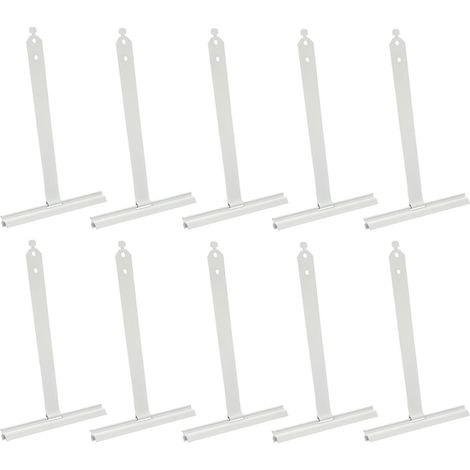 10 Stück Mini-aufhängungsfedern Für Rollladen, Rollladenbefestigung, Aufhängefedern Für Elektrische Und Manuelle Rollläden (100 X 190 Mm, Weiß)