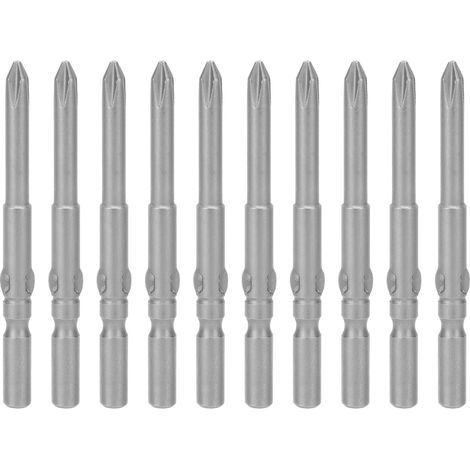 10-teiliges 4-mm-schraubendreher-bit Aus S2-legiertem Stahl, Elektrischer Kreuzschlitz-magnetsatz
