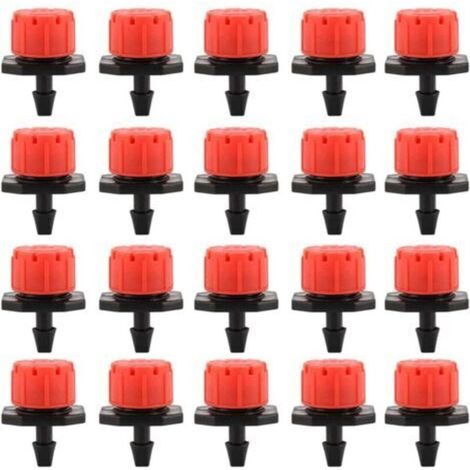 100 Stück Tropfbewässerungstropfer, Gartenbewässerungsdüsen, 360° Verstellbare Automatische Bewässerung Für Pflanzen, Gewächshäuser, Rasen, Heimwerker