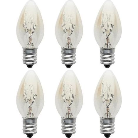 10er-pack E12 220–240 V 10 W C7-glühbirne, Warmes Licht, Glüh-/wolfram-glühbirnen Für Wohnzimmerlampe