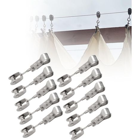 10er-pack Seilrolle – Einzelrolle Aus Edelstahl 304 Mit Klemmen – Seilrolle Für Kabel, Boote Und Yachten