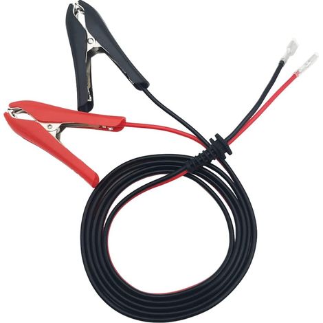 12-v-batteriekabel, Autobatterieklemme, Strom-krokodilklemmenkabel Und Einzelkopf-verdrahtungsklemme (1,8 M, 18 Awg)