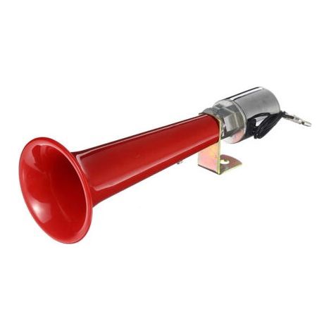 12/24v 600db Super Train Horn Für Lkw Suv Auto Boot Motorräder Elektrische Rote Lufthupe