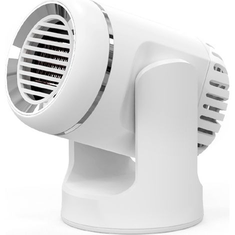 12v 130w Auto-elektroheizung, Tragbarer Elektrischer Heizventilator, Windtrockner, Demister, Entfroster Für Auto, Schwarz/weiß