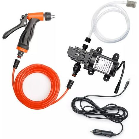 12v 160 Psi Waschpumpen-kit, Tragbarer Elektrischer Hochdruckreiniger Für Den Einsatz Im Auto, Zu Hause Und Im Freien.