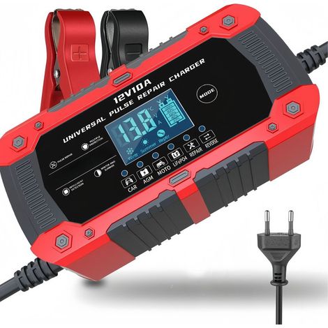 12v10a-batterieladegerät, Vielseitiges Lithium-batterieladegerät, Hält Die Ladung Für Auto/motorrad/mäher Aufrecht
